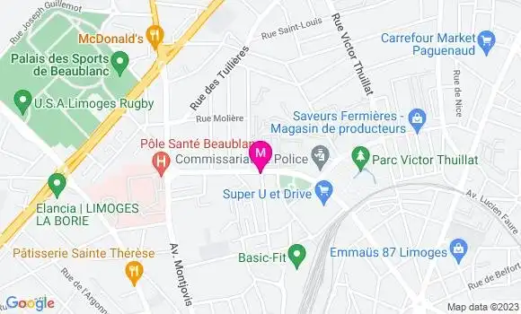 Localisation Restaurant Chinois Wong Box