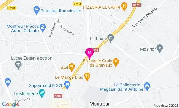Localisation Pizzeria Pizza One