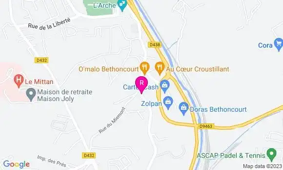 Localisation Restaurant  O