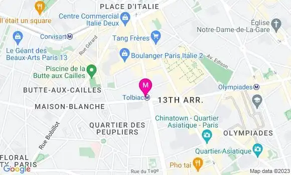Localisation Fast Food Kfc