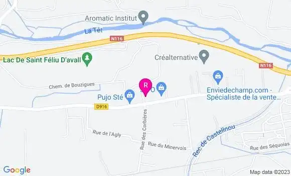 Localisation Restaurant  Chez Oleo