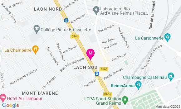 Localisation Restaurant  Au 110