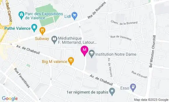 Localisation Restaurant  La Baz
