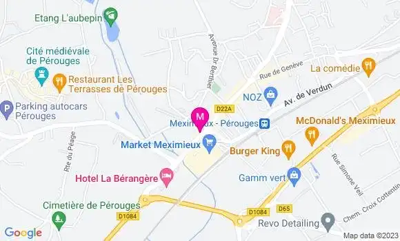 Localisation Restaurant  La Pizz