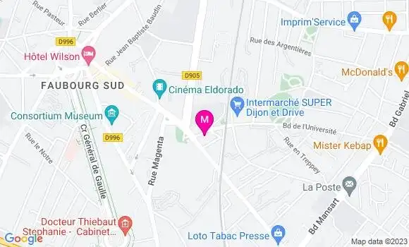 Localisation Pizzeria Twins Pizza