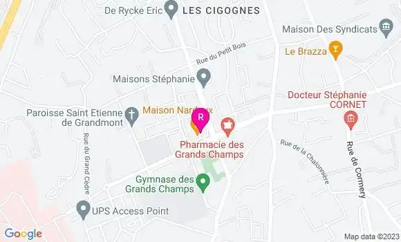 Localisation Restaurant  La Pause Dej