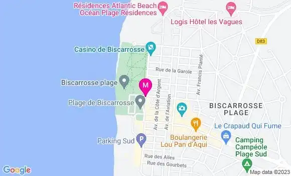 Localisation Restaurant  Le Sunset