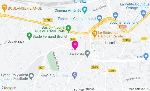 Localisation Pizzeria Pizz