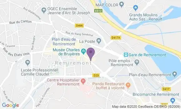 Localisation Restaurant Asiatique Le Dragon d