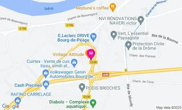 Localisation Restaurant Bar Vintage Attitude