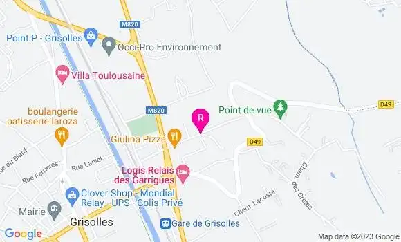 Localisation Pizzeria Giulina Pizza