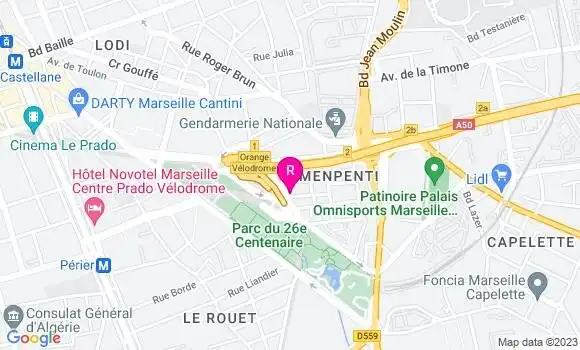 Localisation Restaurant  La Cantine ô Frerots
