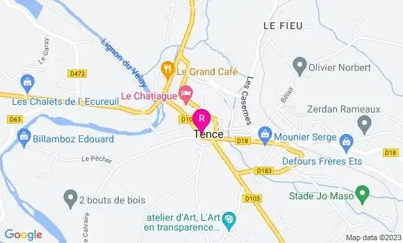 Localisation Kebab Tencois