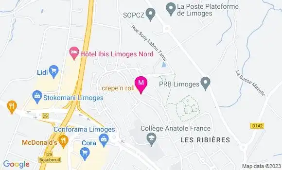 Localisation Crêperie Crepe