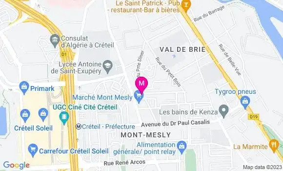 Localisation Pizzeria H Time