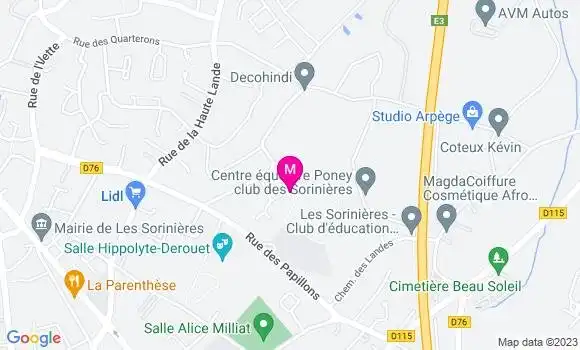 Localisation Restaurant  Le Camt