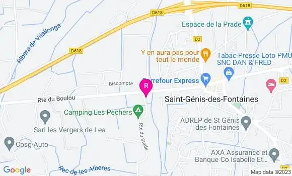 Localisation Pizzeria Aux Saveurs du Monde