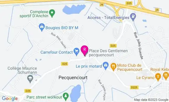 Localisation Restaurant  La Bonne Frite