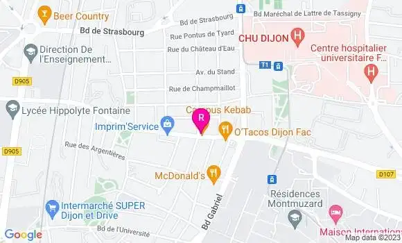 Localisation Campus Kebab