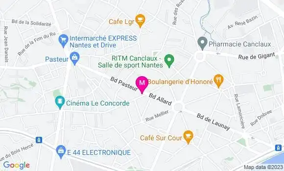 Localisation Restaurant  L