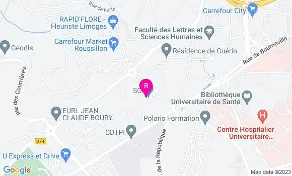 Localisation Restaurant  La Brasserie des Emailleurs