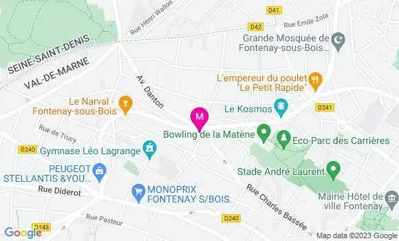 Localisation Pizzeria Woodiz