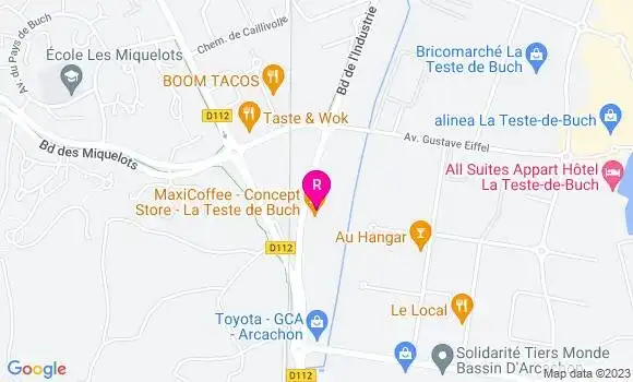 Localisation Café Maxicoffee Concept Store