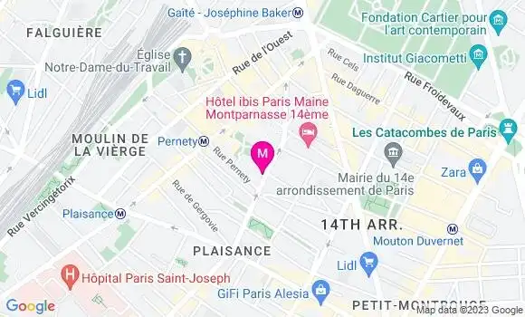 Localisation Restaurant Grill La Fabrique