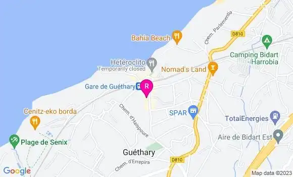 Localisation Pizzeria Le Spot