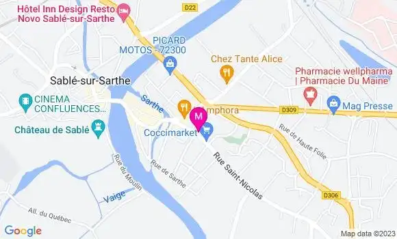 Localisation Restaurant  O