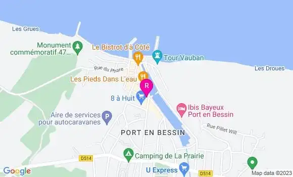 Localisation Restaurant  La Marina