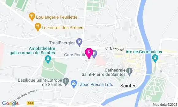Localisation Restaurant  La Fabrick