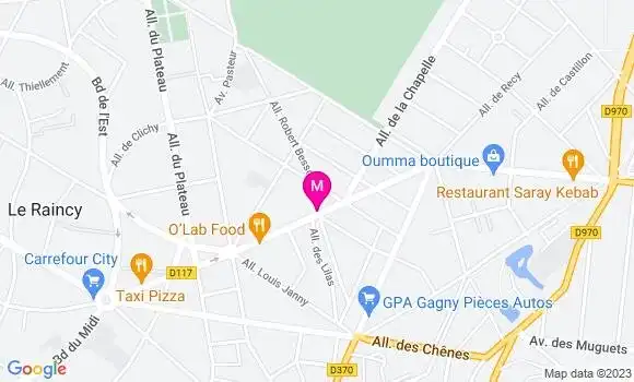Localisation Restaurant Tacos Tacos Classic