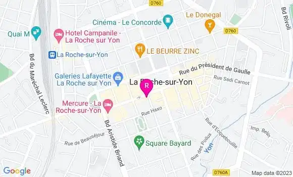 Localisation Restaurant  La Toasterie