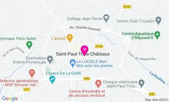 Localisation Restaurant  Les Trois Tasses