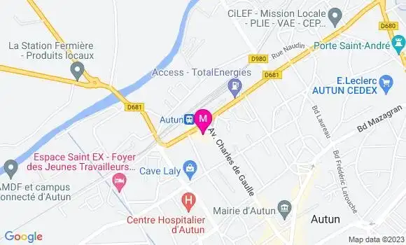 Localisation Restaurant Turc Resto de la Gare