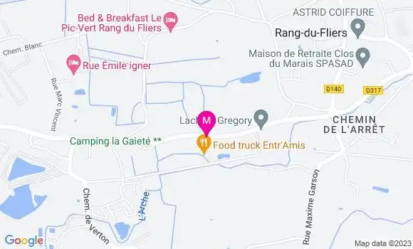 Localisation Food Truck Entr