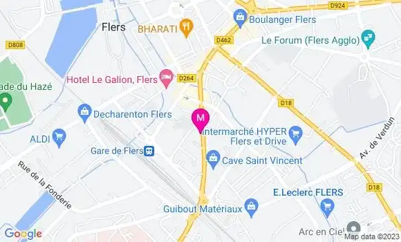 Localisation Pizzeria New Délice