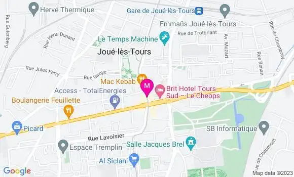 Localisation Restaurant  Pizza de Luxe