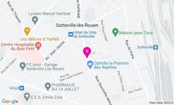 Localisation Restaurant  City Food