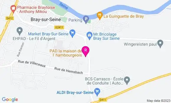 Localisation Restaurant  La Maison de l
