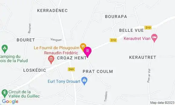 Localisation Pizzeria Pizza Loulou