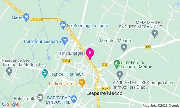 Localisation Pizzeria Pizza Mania