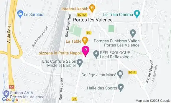 Localisation Restaurant  La Petite Napoli