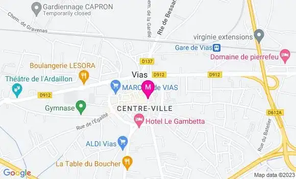 Localisation Pizzeria Le Cumpa
