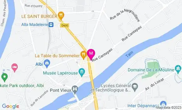 Localisation Restaurant  L