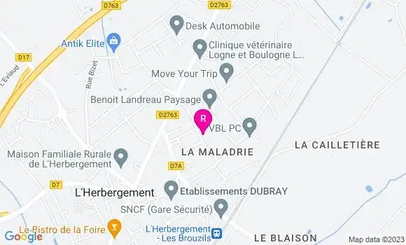 Localisation Restaurant  Nono la Belle Cuisse