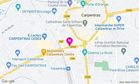 Localisation Pizzeria Petit Creux