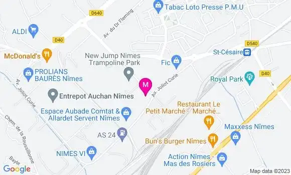 Localisation Restaurant  La Terrasse