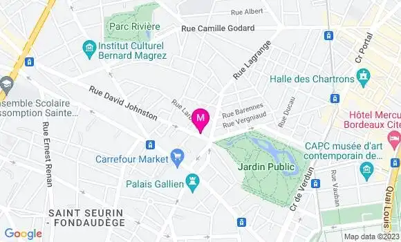Localisation Pizzeria Les Cancres